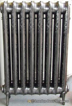 Restored radiator with fully polished finish